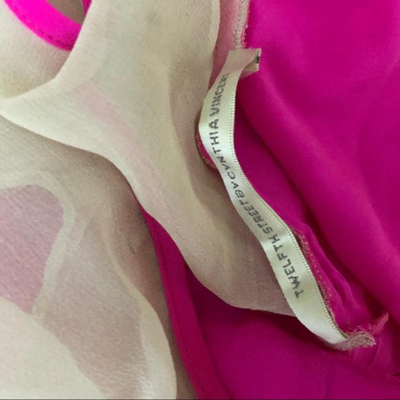 Twelfth Street by Cynthia Vincent Pink Sheer Dress - Picture 7 of 8